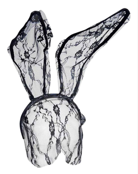 Black Lace Bunny Ears