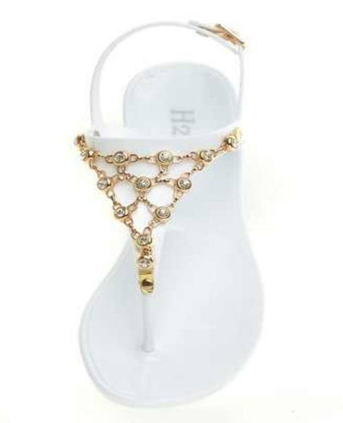 Tiara White Sandals